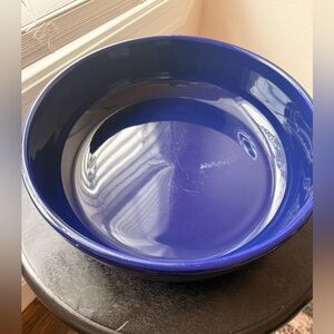 Vintage Wächtersbach Spain Cobalt Blue Ceramic Serving Bowl – Mid-Century